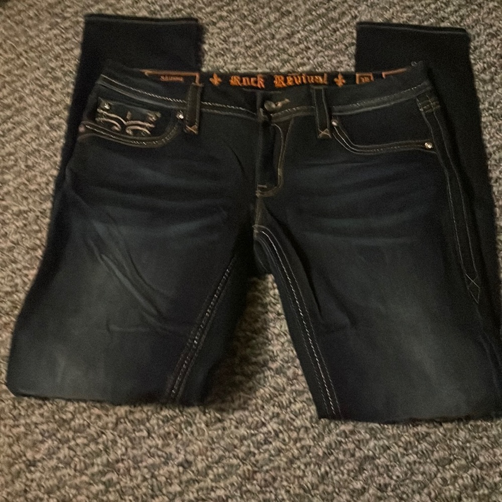 💞Rock Revival Alivia size 30 skinny jeans